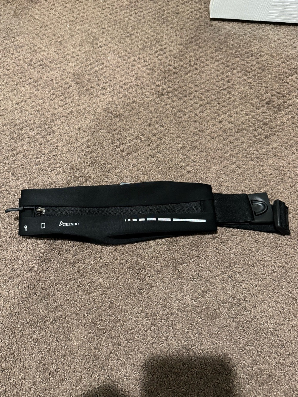 Black Running Belt Bag